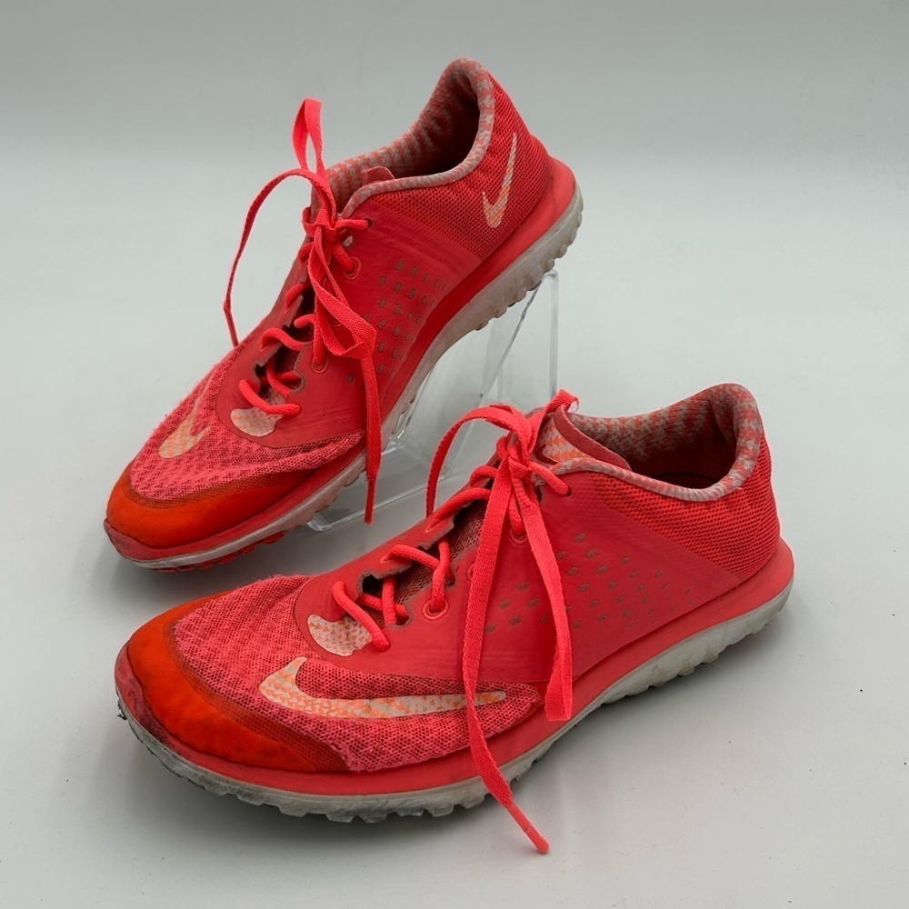 Nike Neon Pink Athletic Running Shoes